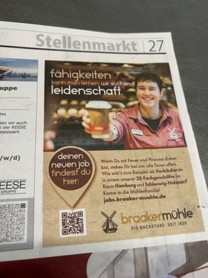 Braaker_Mühle_Best_Practice_QR Printanzeige