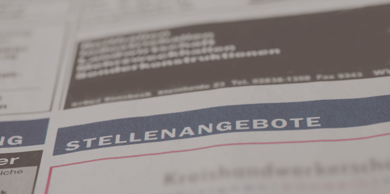 Stellenanzeigen auf Jobbörsen und Karriereseiten