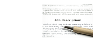 Glossar Jobbeschreibung